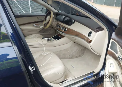 2015 Mercedes-Benz S 550 4Matic из США, поврежденный, VIN WDDUG8FB3FA134028